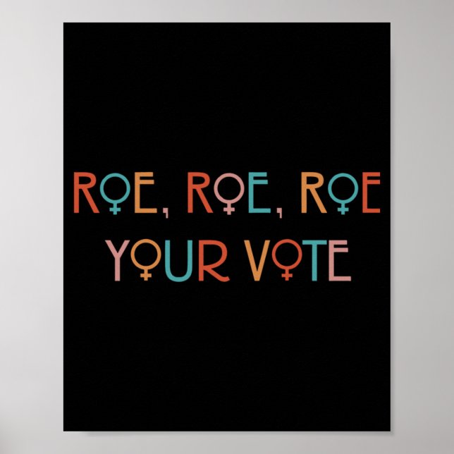 PÓSTER ROE ROE ROE TU VOTO YOK (Frente)