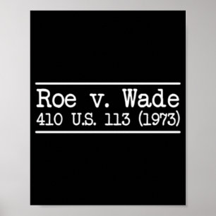 Póster Roe v Wade Citation