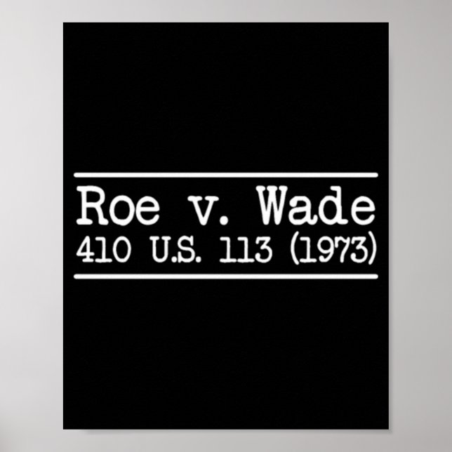 Póster Roe v Wade Citation (Frente)
