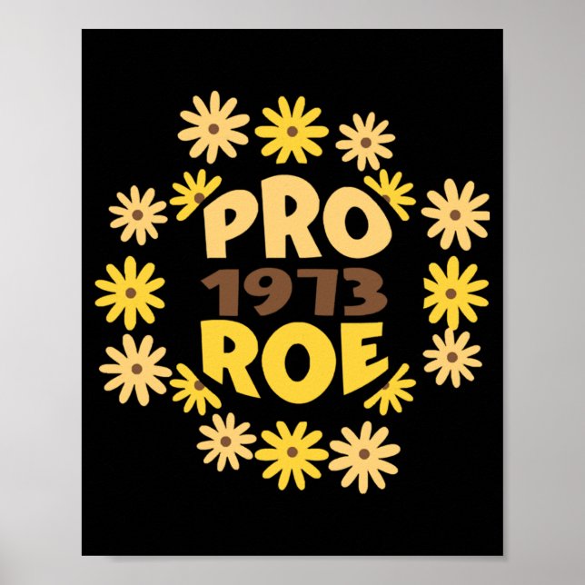 Póster Roe v Wade Rights ProChoice Feminist Pro (Frente)
