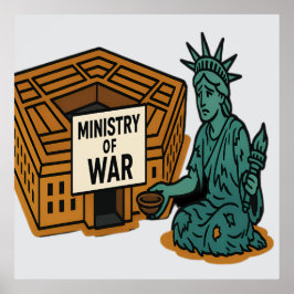 Póster Rogando por la paz: Libertad frente al Ministerio