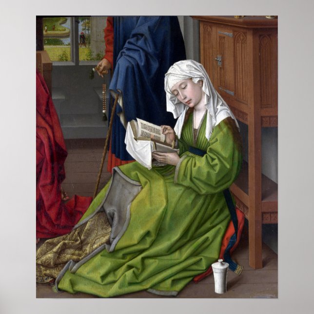 Póster Rogier van der Weyden El Magdalen leyendo (Frente)