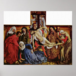 Póster Rogier van der Weyden - pendiente de la cruz