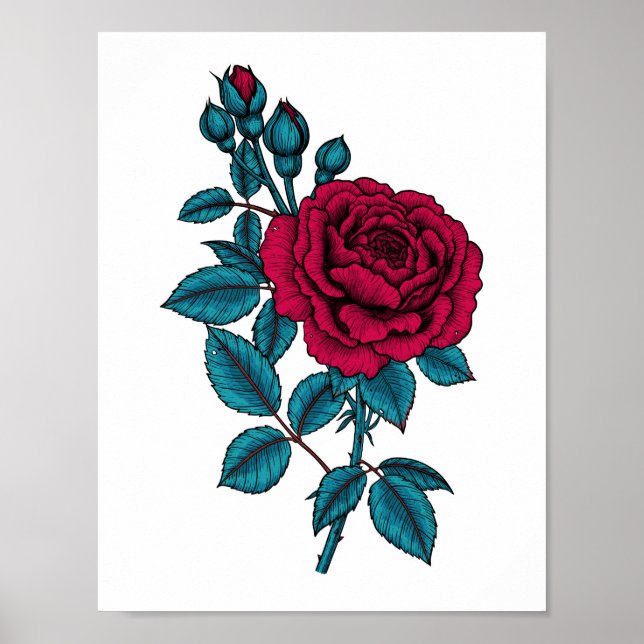 Póster Rojo (Frente)