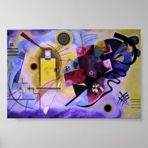 Póster rojo-amarillo-azul