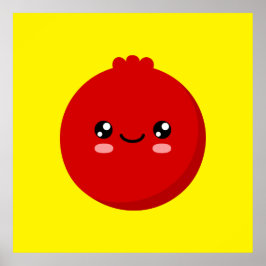 Póster Rojo carmesí