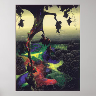 Póster Rojo Carmesí y Dorado - 1995; Estados Unidos Eyvi