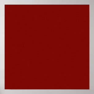 Póster Rojo de grano (color sólido)