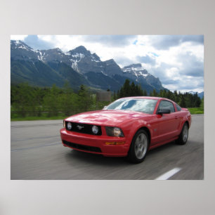 Póster Rojo de la antorcha