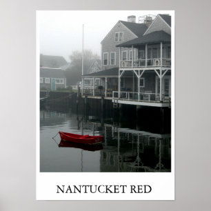 Póster Rojo de Nantucket