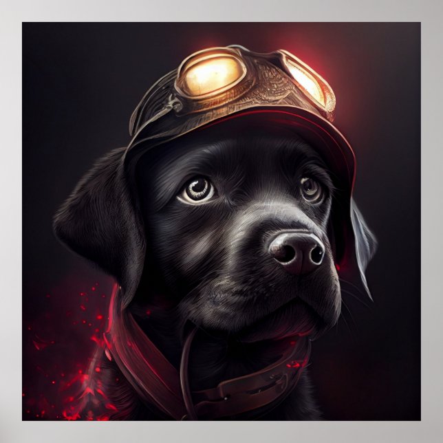 Póster Rojo de perro poster (Frente)