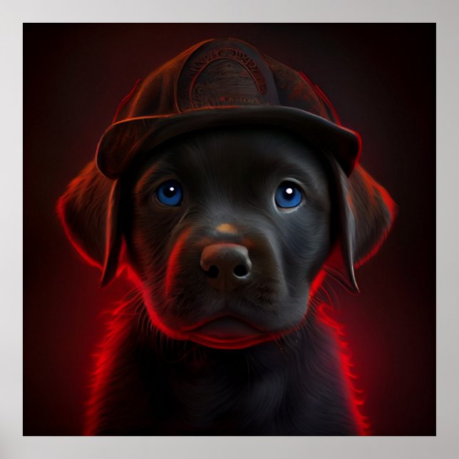 Póster Rojo de perro poster (Frente)