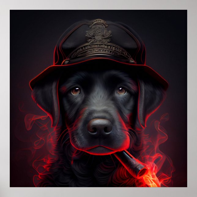 Póster Rojo de perro poster (Frente)