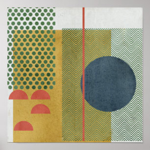 Póster Rojo solar IV