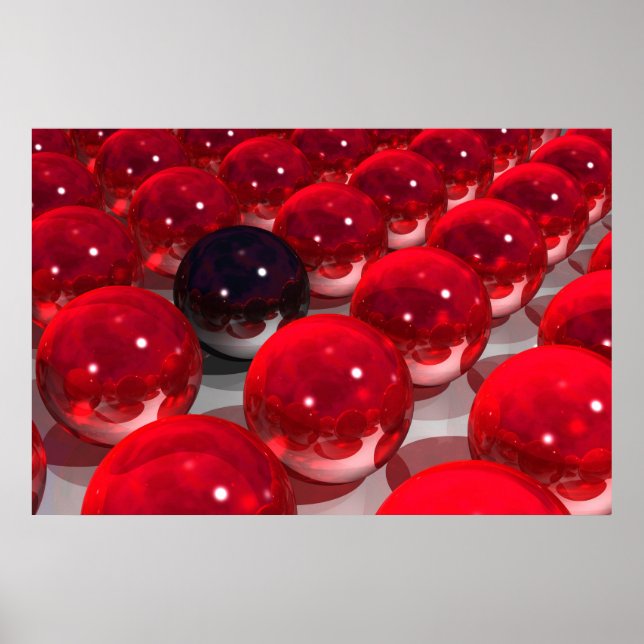 Póster Rojo Y Negro (Frente)