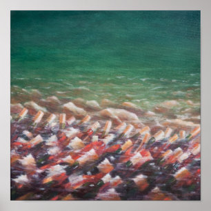 Póster Rojo y subió refrescando 2012