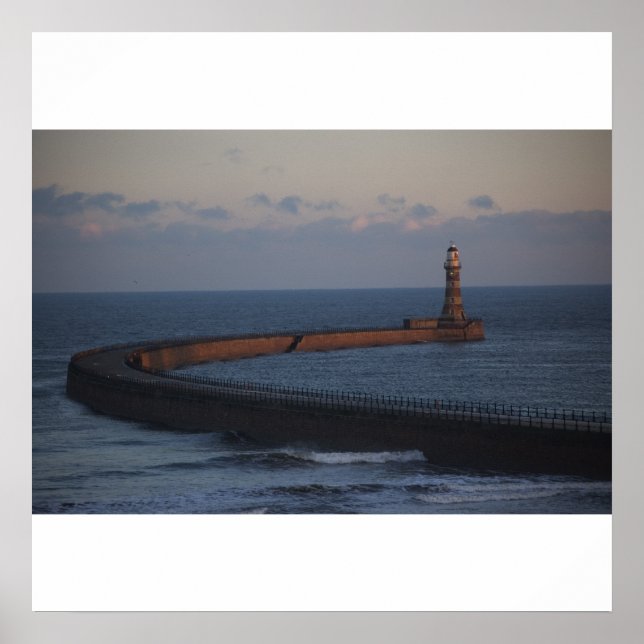 Póster Roker Pier Sunderland Print (Frente)