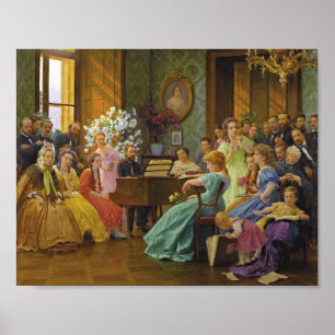 Póster Roku del přáteli del svými del mezi de Bedřich