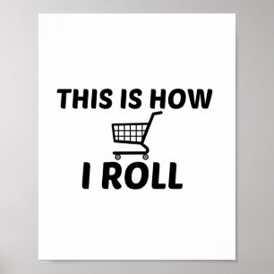 PÓSTER ROL DE CARTA DE TIENDA