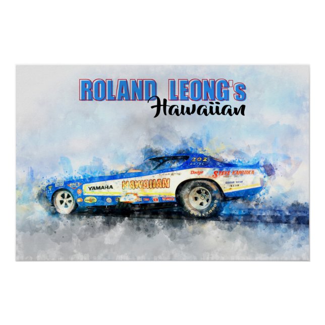 Póster Roland Leong Hawaiian (Anverso)