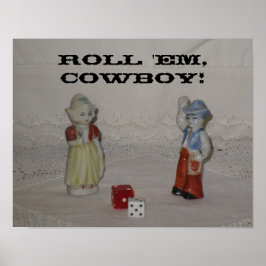Póster Roll 'Em, Poster Cowboy