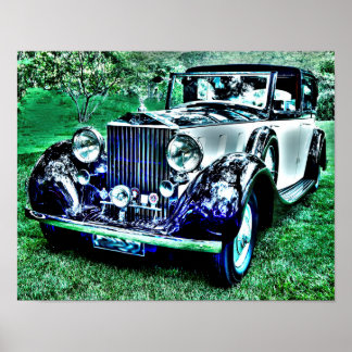 Póster Roll Royce 1930