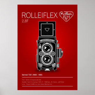 Póster Rolleiflex 2,8F