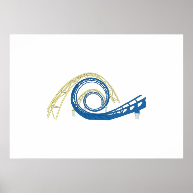 Póster Roller Coaster (Frente)