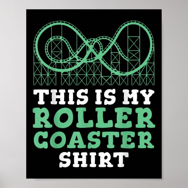 Póster Roller Coaster Crew diversion Park Fans Coasters L (Frente)