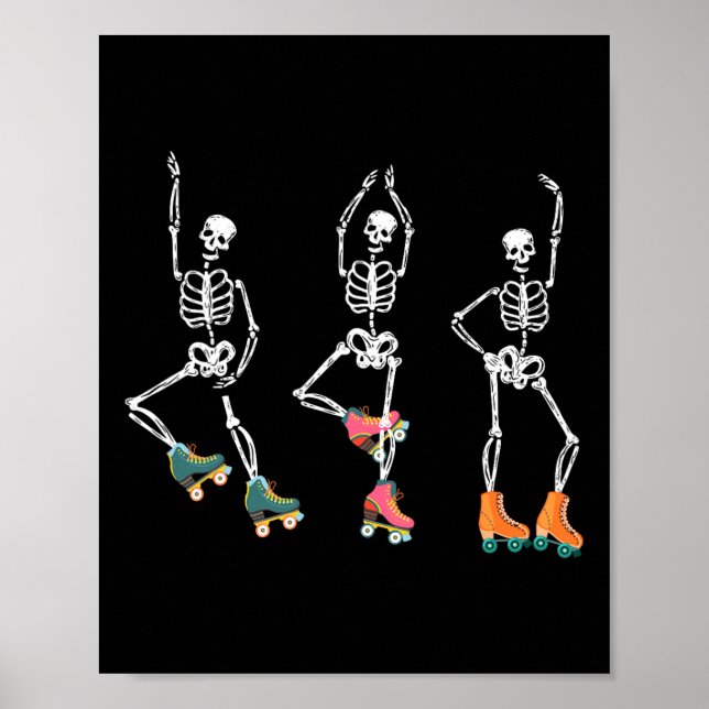 Póster Roller de patinaje sobre patinaje sobre patinaje s (Frente)