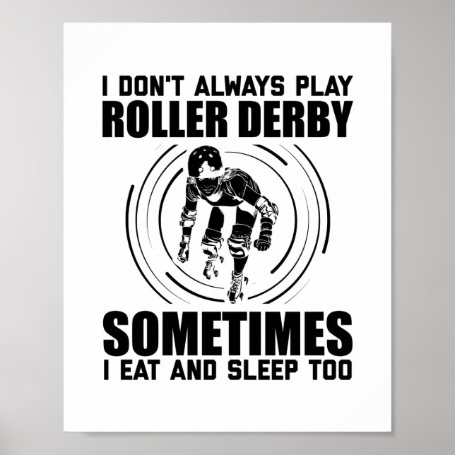 Póster Roller Derby Sayings (Frente)
