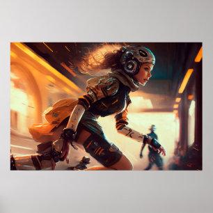 Póster Roller Girl