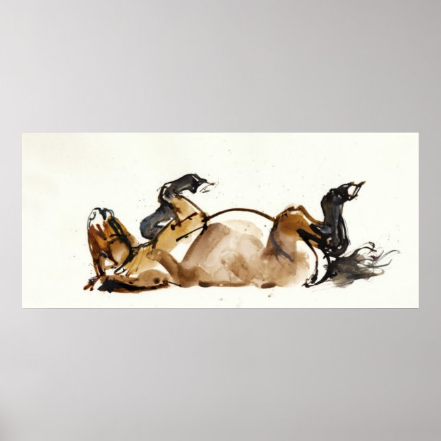 Póster Rolling Horse (Frente)