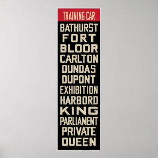 Póster Rollo de réplica PCC de Toronto (Parte I)