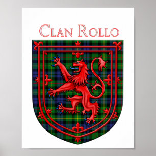 Póster Rollo Tartan Scottish Plaid Lion Rampant