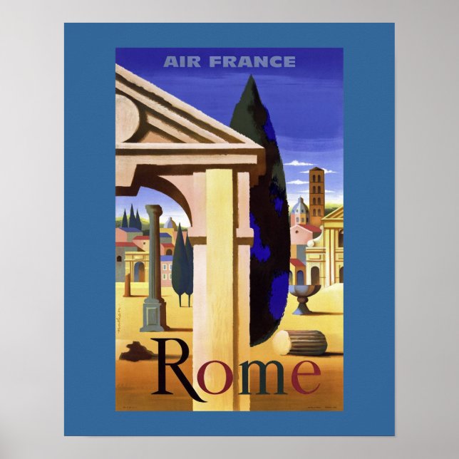 Póster ROMA - Afiche de viaje (Frente)