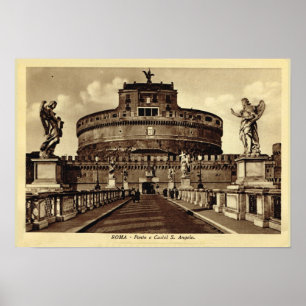 Póster Roma, Castel Santa Angelo