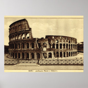 Póster Roma, Coliseo en c. 1900