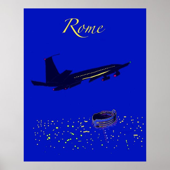 Póster Roma de noche (Frente)
