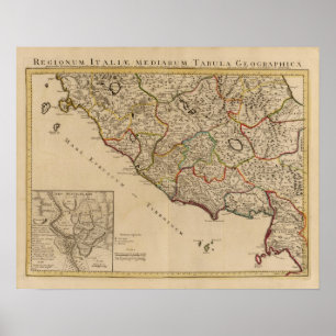 Póster Roma e Italia