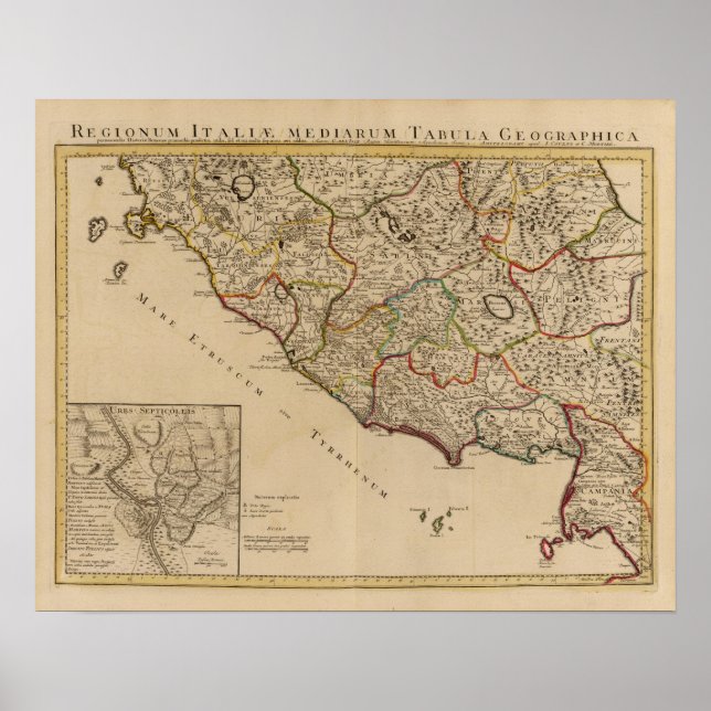 Póster Roma e Italia (Frente)