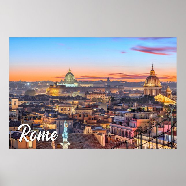 Póster Roma, Italia (Frente)