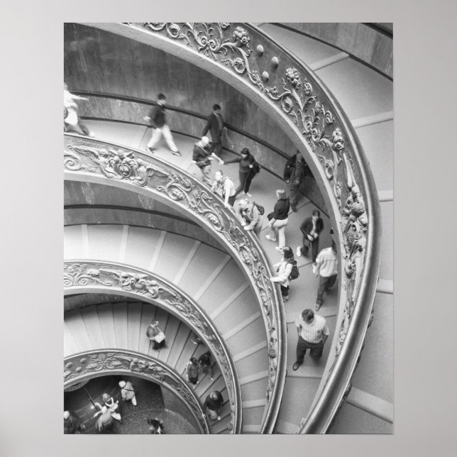 Póster Roma Italia, Escalera del Vaticano 3 (Frente)