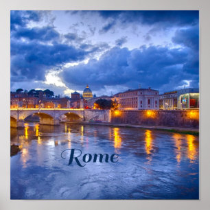Póster Roma Italia Hermosa