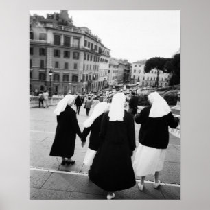 Póster Roma Italia, ¡Patrulla de Monjas! (NR)