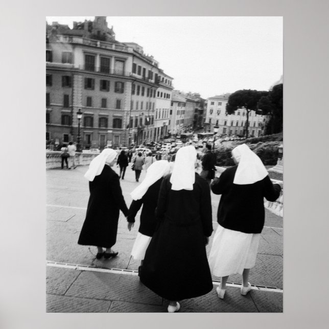Póster Roma Italia, ¡Patrulla de Monjas! (NR) (Frente)