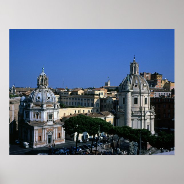 Póster Roma, la columna de Trajano, Italia (Frente)