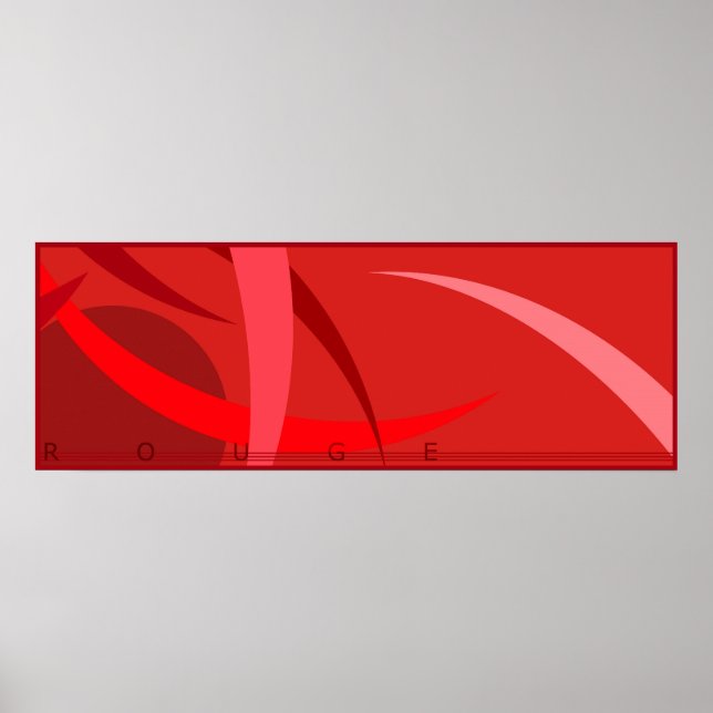 Póster roma roja (Frente)