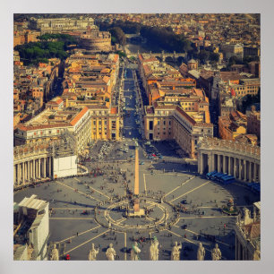 Póster Roma San Pedro