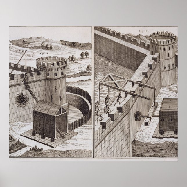 Póster Roman Battering Rams, de la 'Encyclopedie des S (Frente)